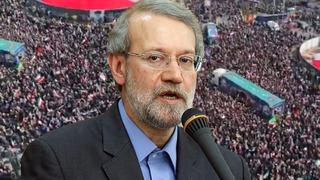 Yer: Tahran... Laricani için cenaze töreni: Meydanlar dolup taştı!