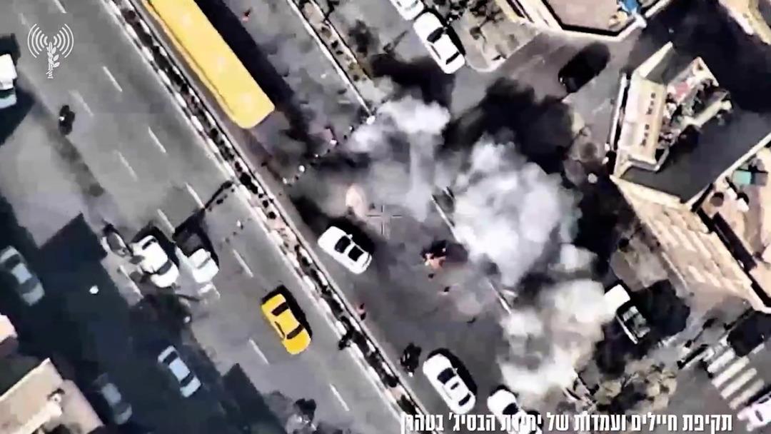 İsrail &uuml;st d&uuml;zey İranlı komutanı b&ouml;yle hedef almış! İşte o g&ouml;r&uuml;nt&uuml;ler 1