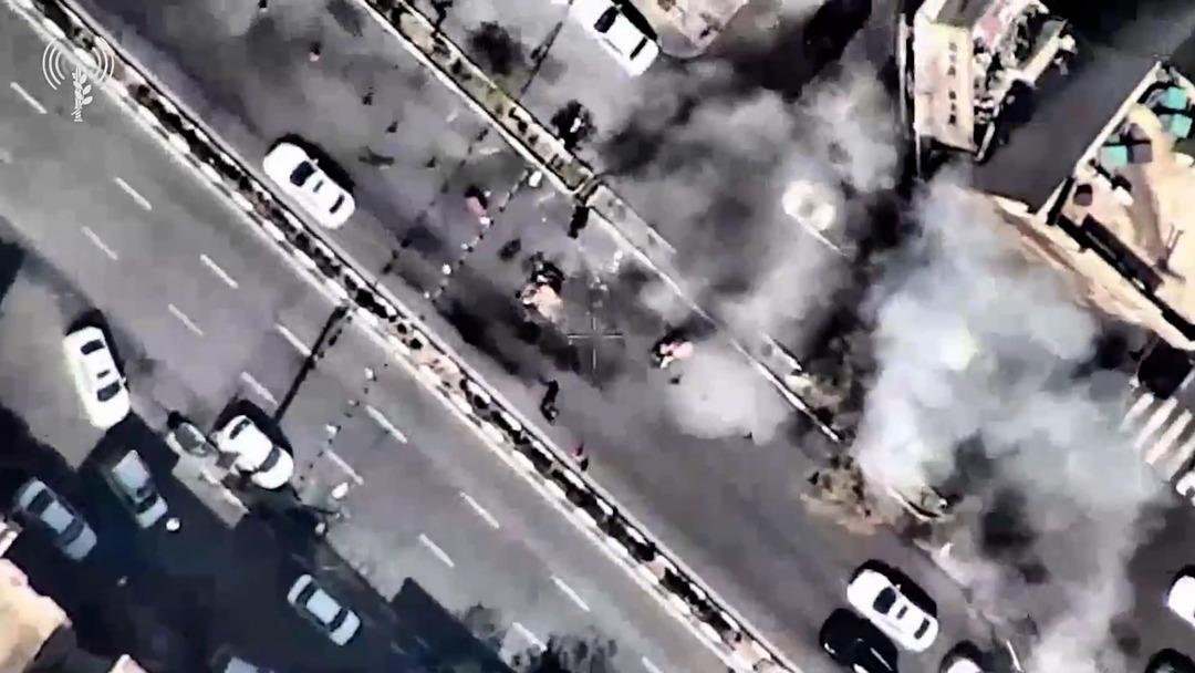 İsrail &uuml;st d&uuml;zey İranlı komutanı b&ouml;yle hedef almış! İşte o g&ouml;r&uuml;nt&uuml;ler 2