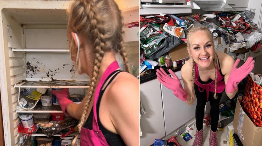 &Uuml;cretsiz temizlik yapıyor, servet kazanıyor! 30 yaşında milyoner oldu