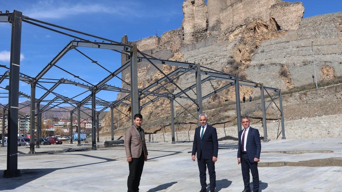 Oltu’da modern kapalı pazar yeri projesi devam ediyor - Güncel Haberler