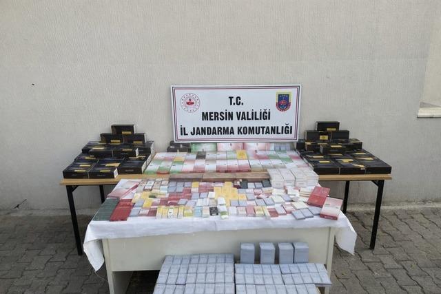 Mersin'de sigara kaçakçılığıyla mücadele 1 şüpheli yakalandı