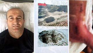 2 metrelik &ccedil;ukura d&uuml;şt&uuml;: "&Ouml;mr&uuml;m&uuml; yediler, sakat bıraktılar"