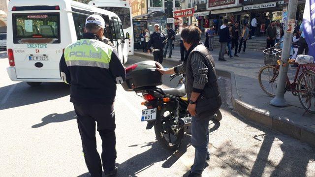 Adıyaman’da motosiklet denetimi