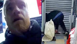 Soymaya girdiği d&uuml;kkandan &ccedil;ıkmak i&ccedil;in polise yalvardı!