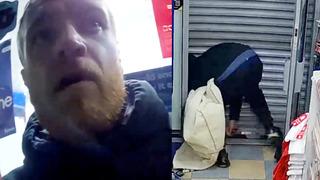 Soymaya girdiği dükkandan çıkmak için polise yalvardı!