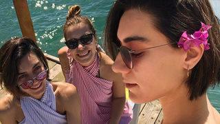 Hande Subaşı aşk acısını unutmak için tatile gitti