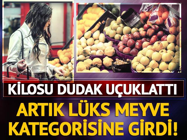 Artık l&uuml;ks meyve kategorisine girdi! Kilosu dudak u&ccedil;uklattı