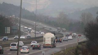 Bayram trafiği Bolu geçişinde artmaya başladı