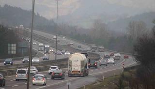 Bayram trafiği Bolu ge&ccedil;işinde artmaya başladı