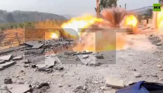 L&uuml;bnan&rsquo;da yayın yapan Rusya merkezli RT&rsquo;nin ekibine &lsquo;f&uuml;zeli saldırı&rsquo; iddiası! O anlar kamerada