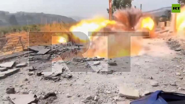 Lübnan’da yayın yapan Rusya merkezli RT’nin ekibine ‘füzeli saldırı’ iddiası! O anlar kamerada