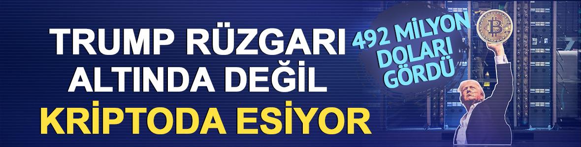 Trump r&uuml;zgarı altında değil, kriptoda esiyor: 2 haftada 492 milyon doları g&ouml;rd&uuml;