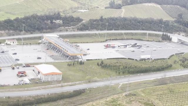 Bursa da helikopter destekli bayram trafiği denetimi 1