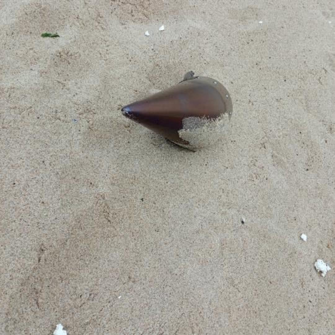 İstanbul da &Ccedil;atalca sahiline vuran f&uuml;ze başlığı imha edildi 2