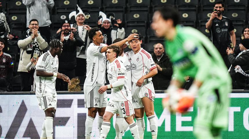 Beşiktaş Kasımpaşa'yı yıldızlarıyla ge&ccedil;ti! Evinde hata yapmadı