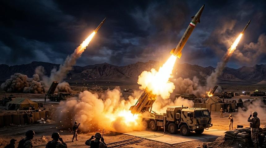 SON DAKİKA | İran Devrim Muhafızları duyurdu, savaşta bir ilk yaşandı! 'Nasrallah' f&uuml;zesi ateşlendi...