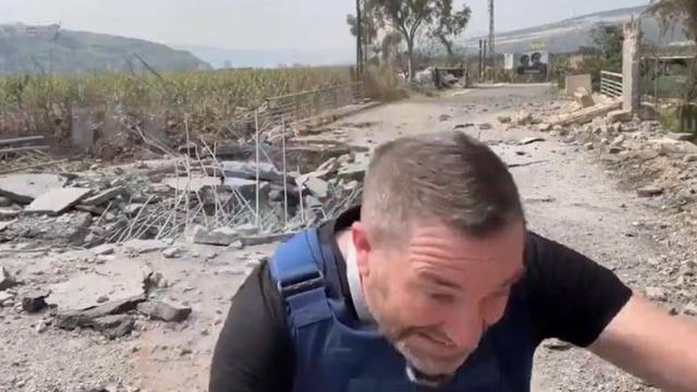 Canlı yayında ölümle burun buruna geldi! Füze yanına düştü