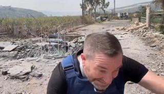 Canlı yayında &ouml;l&uuml;mle burun buruna geldi! F&uuml;ze yanına d&uuml;şt&uuml;