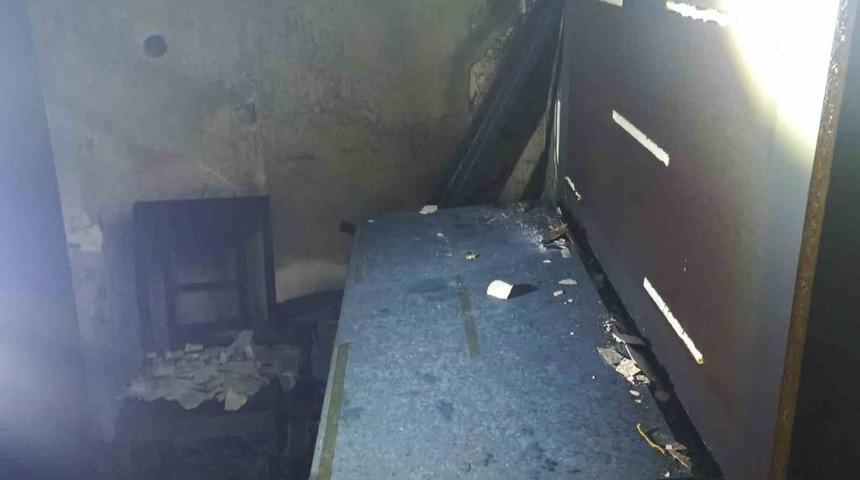 Iğdır&rsquo;da g&uuml;nl&uuml;k kiralık dairede yangın