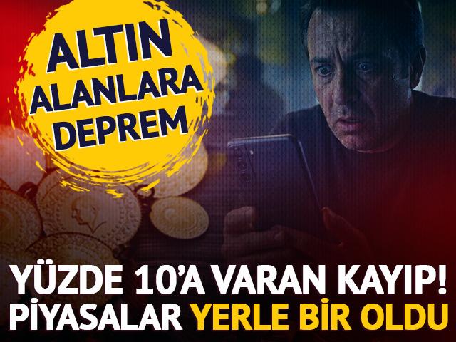 Y&uuml;zde 10&rsquo;a varan kayıp! Piyasalar yerle bir oldu