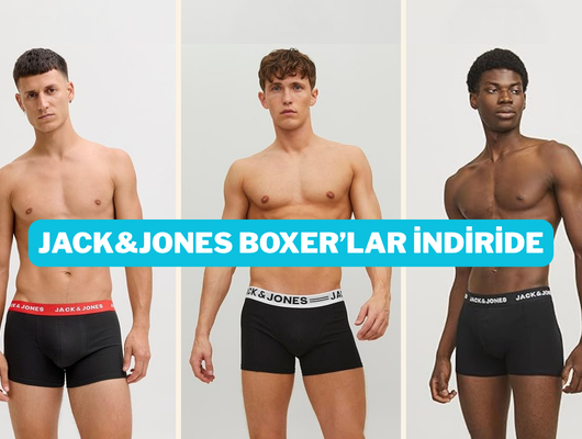 Jack & Jones boxer setlerinde indirim var!