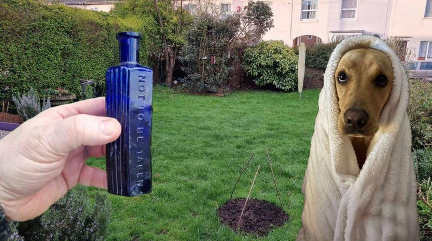 160 yıllık cinayeti k&ouml;pek &ccedil;&ouml;zd&uuml;! Şişenin i&ccedil;inden bakın ne &ccedil;ıktı