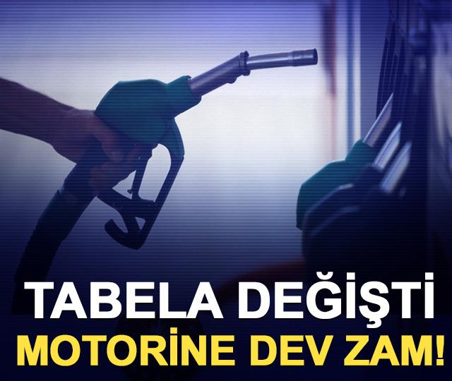 Tabela değişti: Motorine dev zam!