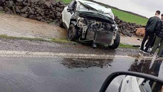 Diyarbakır’da otomobil takla attı: 2 yaralı