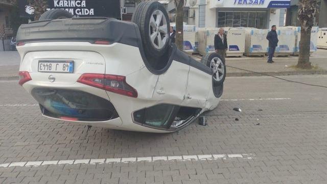 Marmaris'te alkollü sürücü kaza yaptı