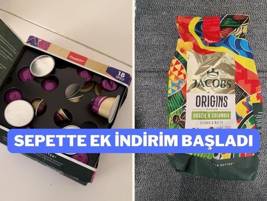 Jacobs kahve &ccedil;eşitlerinde sepette ek indirim bug&uuml;n bitiyor!