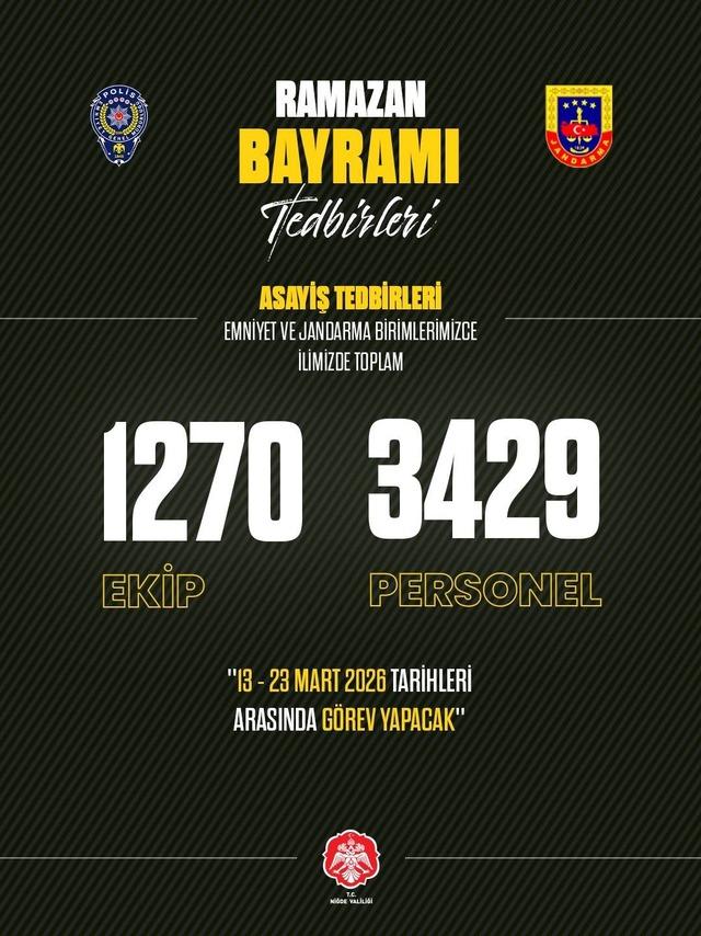 Niğde Valiliği: "Bayram s&uuml;resince t&uuml;m tedbirler alındı" 2