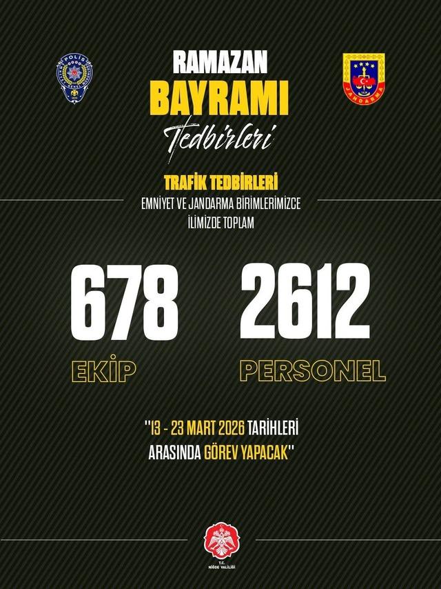 Niğde Valiliği: "Bayram s&uuml;resince t&uuml;m tedbirler alındı" 1