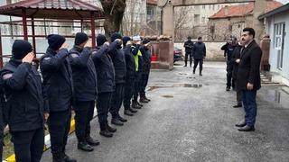 Tomarza’da güvenlik güçleriyle bayramlaşma ziyareti