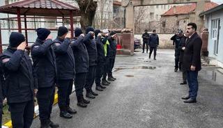 Tomarza&rsquo;da g&uuml;venlik g&uuml;&ccedil;leriyle bayramlaşma ziyareti