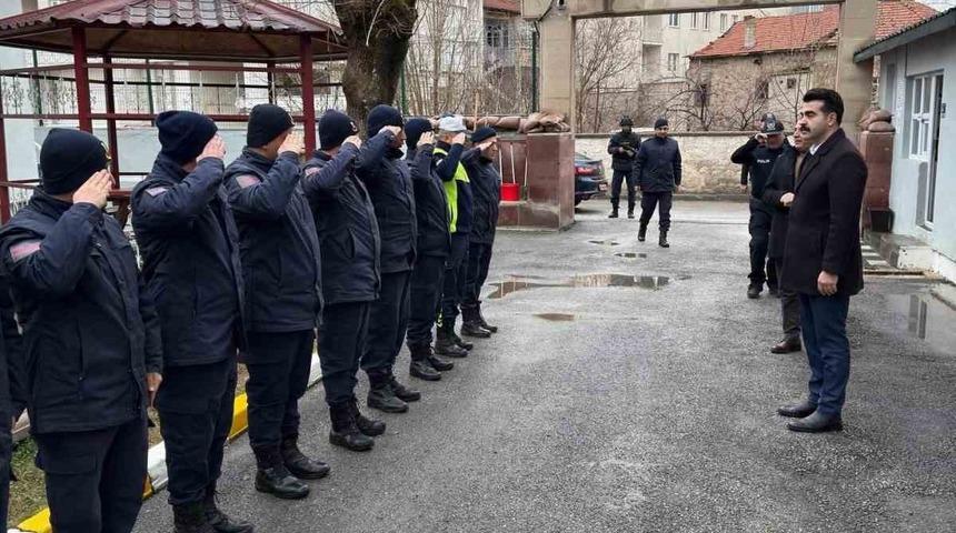Tomarza&rsquo;da g&uuml;venlik g&uuml;&ccedil;leriyle bayramlaşma ziyareti