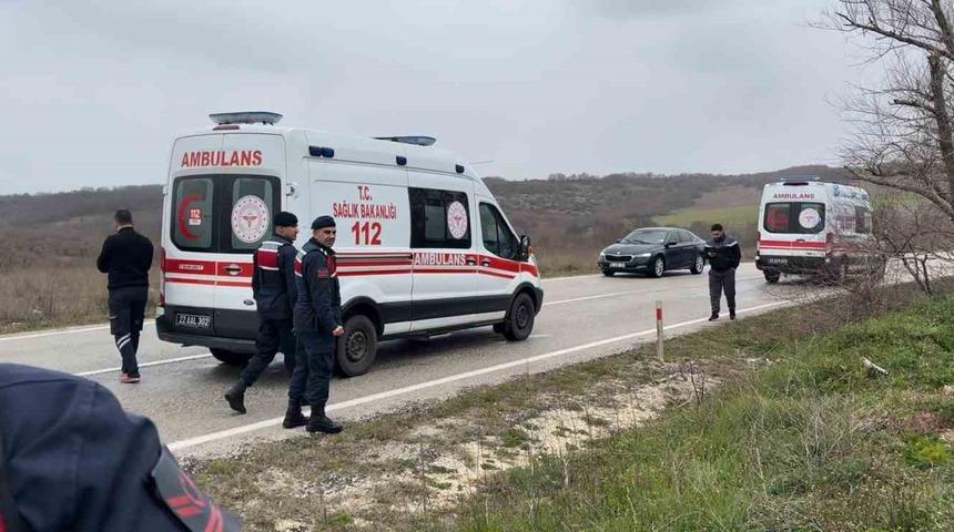Edirne&rsquo;de trafik kazası: 3 yaralı