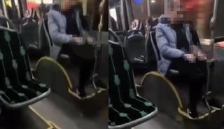 Halk otob&uuml;s&uuml;ndeki uygunsuz davranış kamerada