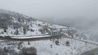 Hadim’de kar yağışı başladı