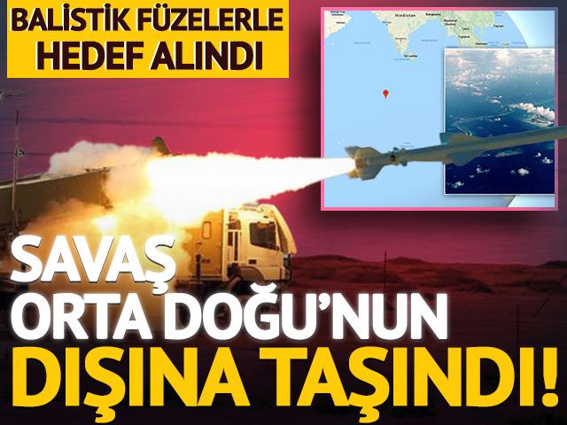 Savaş Orta Doğu'nun dışına taştı! İran'dan y&uuml;zlerce kilometreler &ouml;tedeki ABD &uuml;ss&uuml;ne saldırı