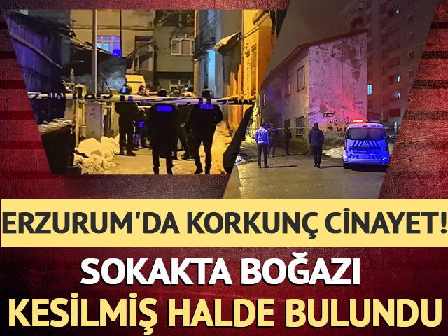 Sokakta boğazı kesilerek &ouml;ld&uuml;r&uuml;lm&uuml;ş halde bulundu!