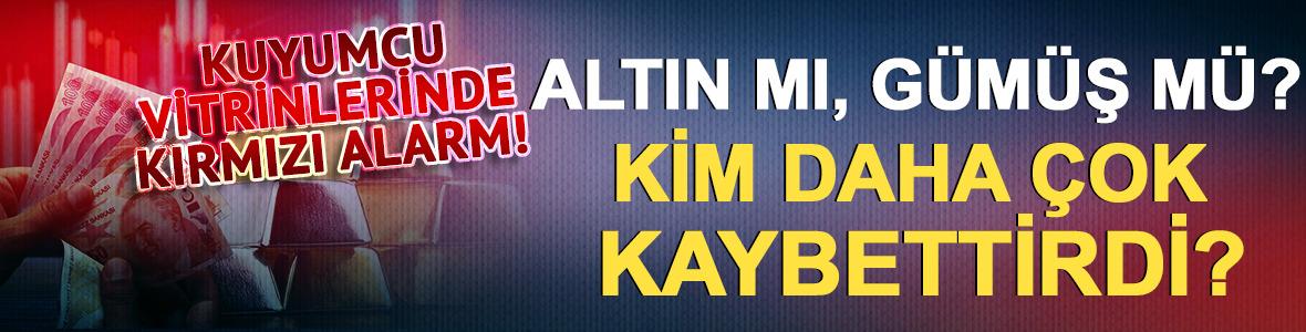 Kuyumcu vitrinlerinde kırmızı alarm! Yatırımcı en &ccedil;ok ondan ka&ccedil;tı