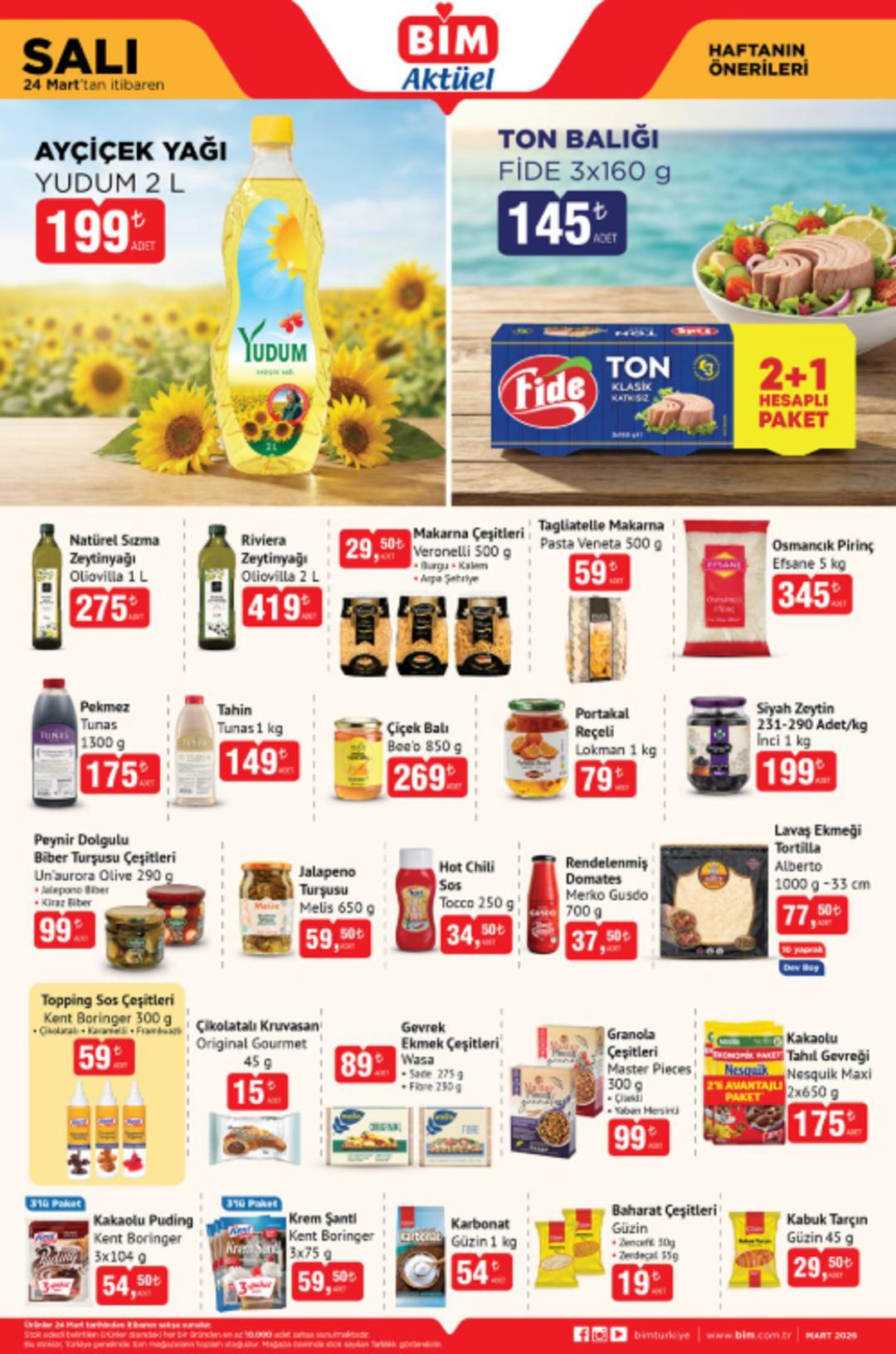 24 Mart 2026 BİM Aktüel haftanın önerileri kataloğu yayınlandı!  3
