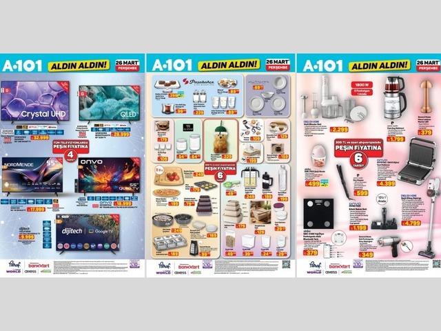 A101'e Samsung akıllı televizyon geliyor! 26 Mart 2026 A101 katalog yayınlandı!
