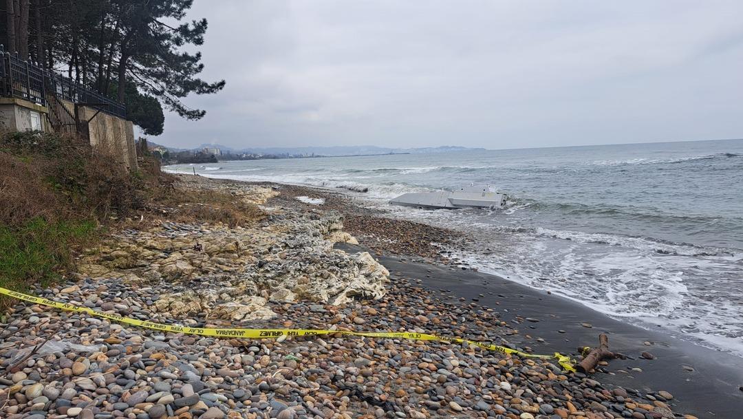 Ordu da kıyıya vurdu! B&ouml;lgeden ilk g&ouml;r&uuml;nt&uuml;ler geldi 2