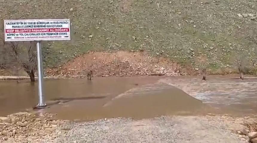 Gaziantep&rsquo;te dolu ve sağanak etkili oldu
