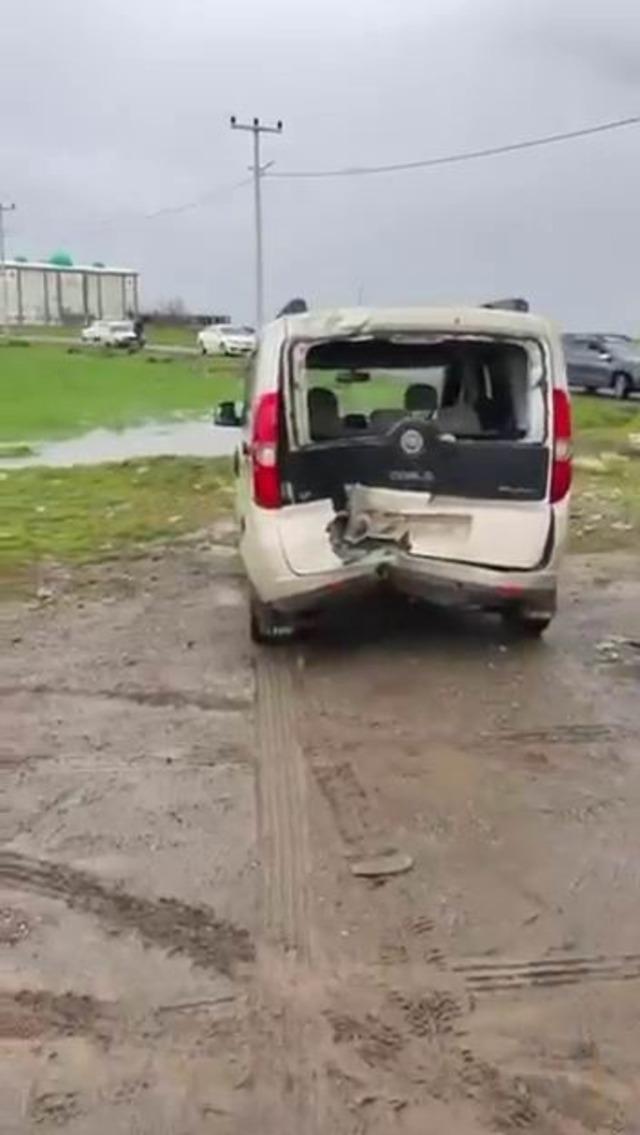 Diyarbakır’da motosiklet ile hafif ticari araç çarpıştı: 1 yaralı 1