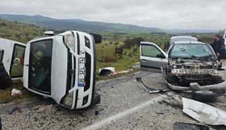 Balıkesir'de trafik kazası: 5 yaralı