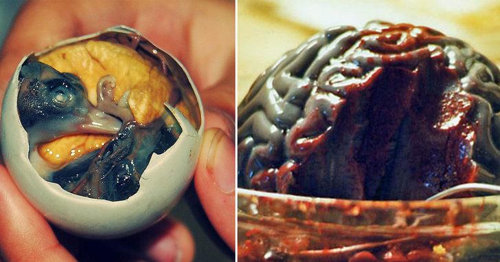 Yürek yemekle olmayacak gibi! Yemesi gerçekten cesaret isteyen 20 yemek