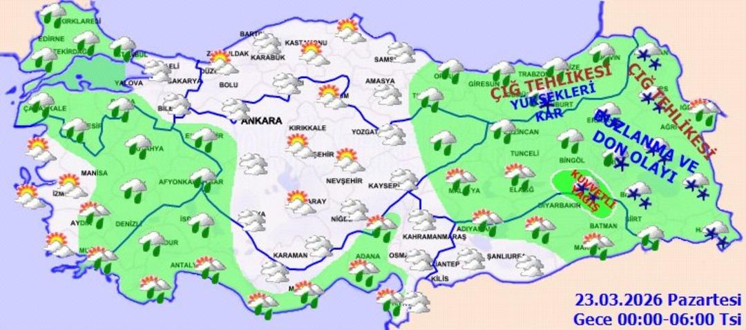 Yağışlar etkisini artırıyor! 10 il i&ccedil;in sarı kodlu uyarı yapıldı 1